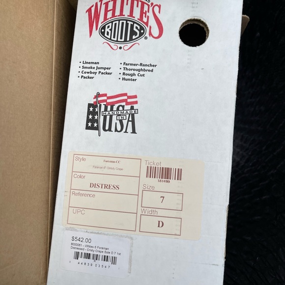 Whites boots 7D - Picture 9 of 10